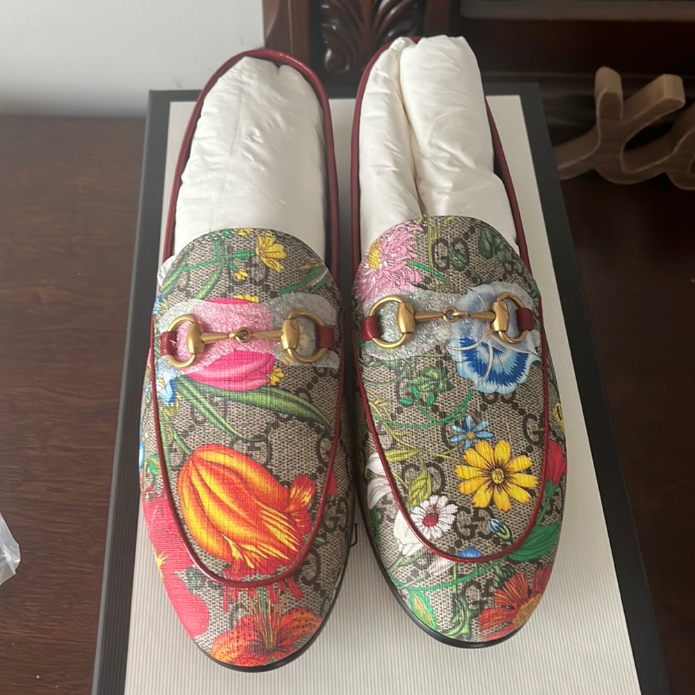 Supreme GG flora jordaan loafers